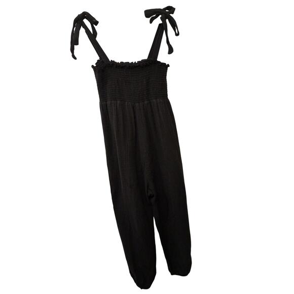 Hatch Jojo Black Gauze Jumpsuit Muslin Maternity Comfortable Loungewear Cotton - Picture 1 of 4